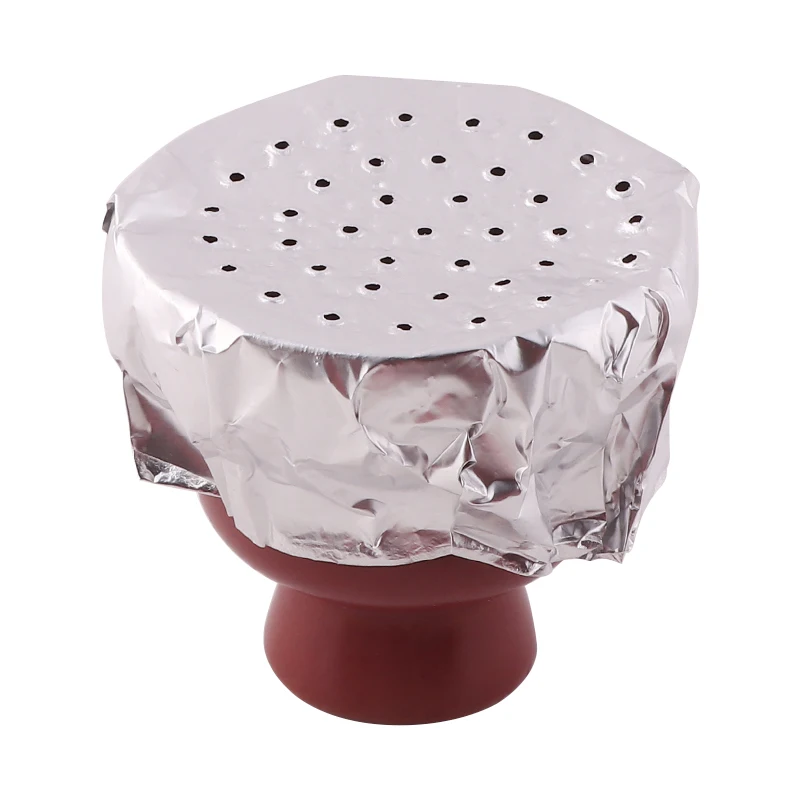 Chicha Shisha 50 Pcs/pack Shisha Aluminium Foil With Hole Perforated Foil For Hookah Narguile  Tobacco Bowl Accessories Sheesha