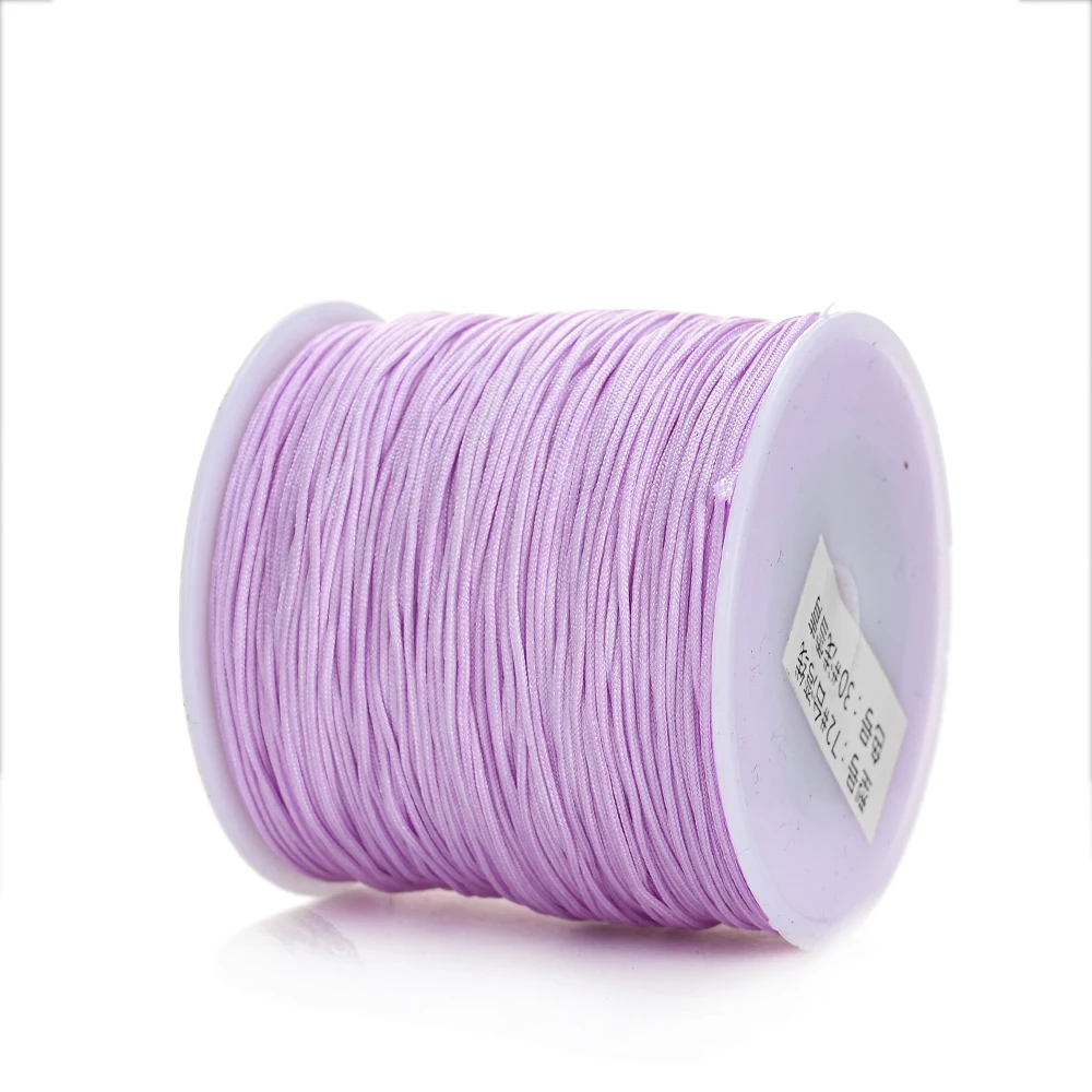 100 m/Rolle, 0,8 mm, 28 Farben, Nylonfaden, Schnur für DIY-Herstellung von Armbändern, Halsketten, handgefertigten Bastelzubehör – Detail 11