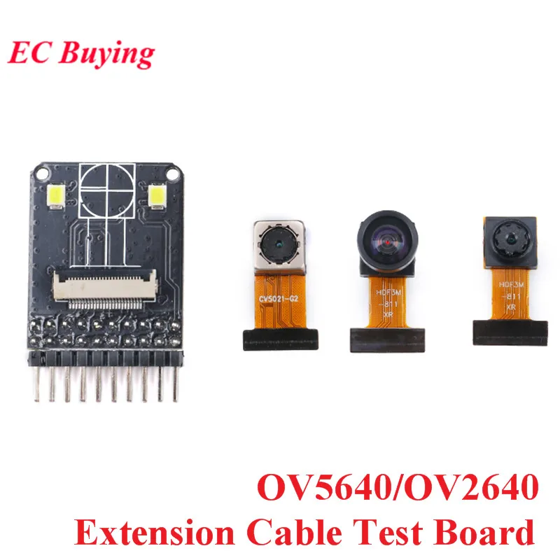 Mini OV2640 OV5640 OV5640-AF Camera Module CMOS Image Sensor Module Wide Angle Camera Extension Adapter Board 24P Connector