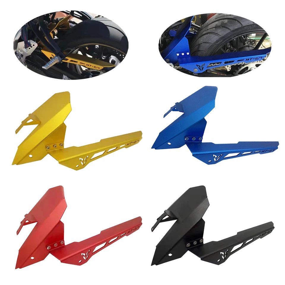 

Motorcycle Accessories Rear Fender Mudguard Chain Guard Cover kit For Yamaha MT07 MT-07 FZ07 FZ-07 2013 2014 2015 2016 2017