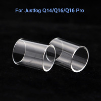 2PCS Replacement Straight Glass Tube for justfog q16 Starter Kit/ q14 /q16 pro 1.9ml