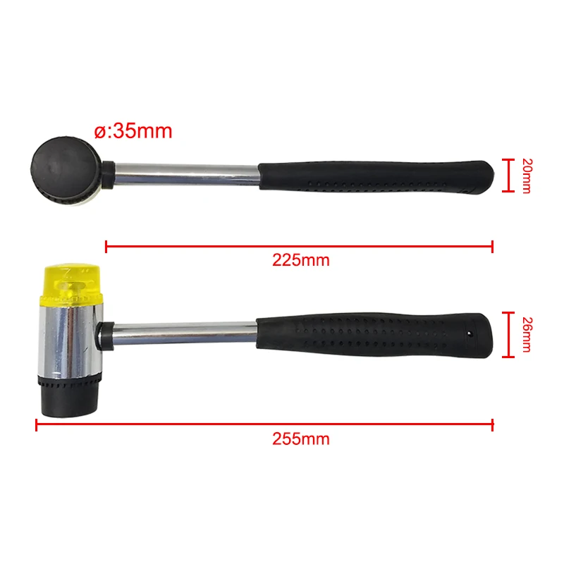 45PC Wood Flooring Installation Kit Heavy Duty Pull Bar Durable Rubber Tapping Block Comfortable Foam Knee Pads Hand Tool Set