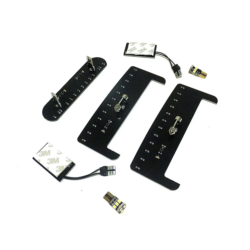 July King 6000K LED Car Interior Reading Lights Case for Toyota Noah Voxy 80# Series 2014-2021, 2835SMD, 7 pcs/set