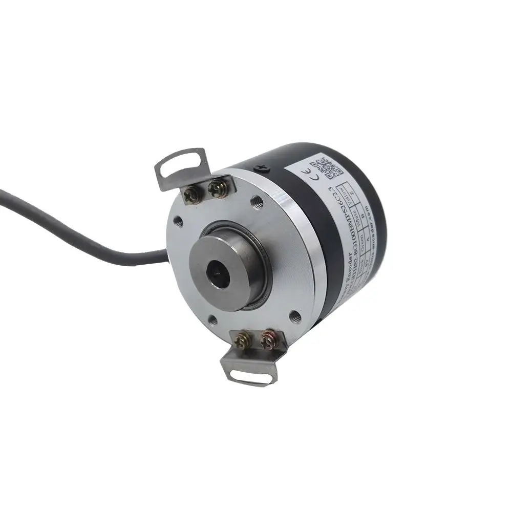 CALT 52mm outer 8mm Hollow Shaft Incremental encoder 100ppr 3600ppr Push pull output Optical Rotary Encoder