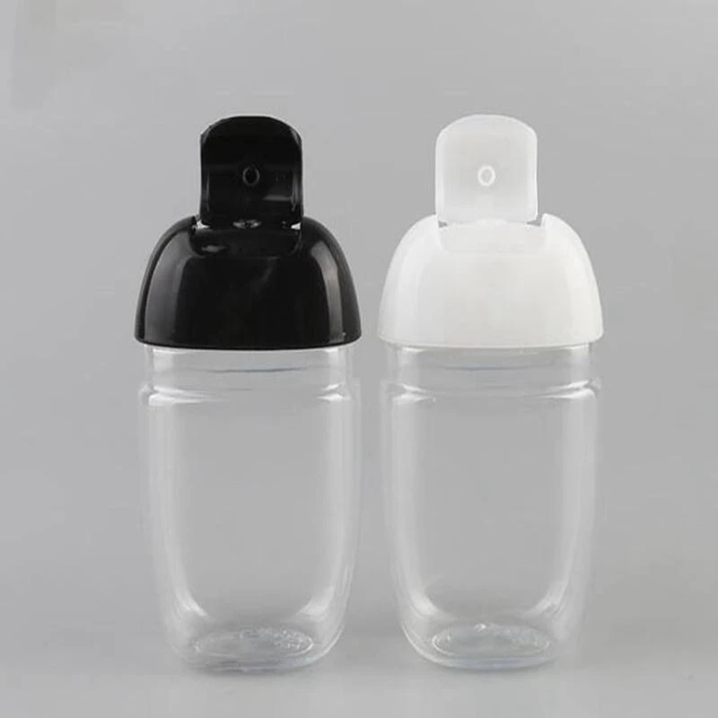 

30ml plastic bottle empty PET half round flip cap bottle children's carry hand bottle