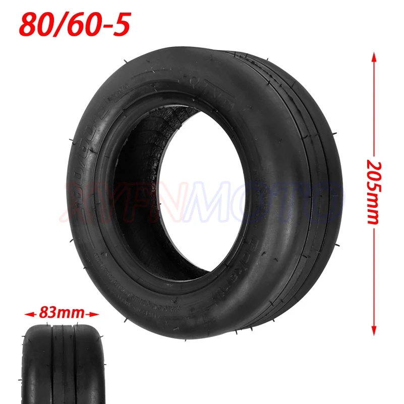 

80/60-5 Wheel Tubeless Tire for Ninebot Mini Pro Karting FrontWheel TireElectric Children's Go Kart WheelSmall mini balance kart