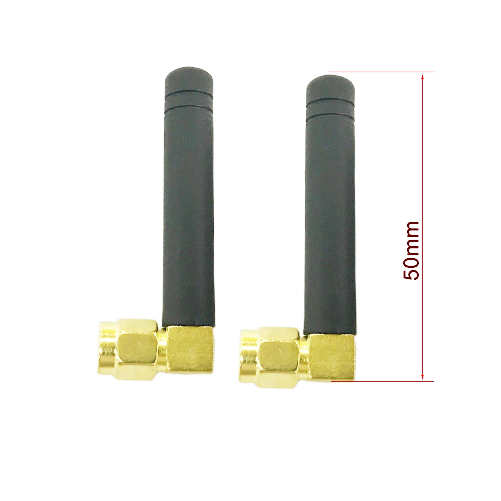 2pcs 2.4 GHz WiFi Antenna 2dBi Aerial SMA/RP-SMA Male Connector 2.4GHz Antenna Wifi Antenne For Wireless Router Wifi Booste