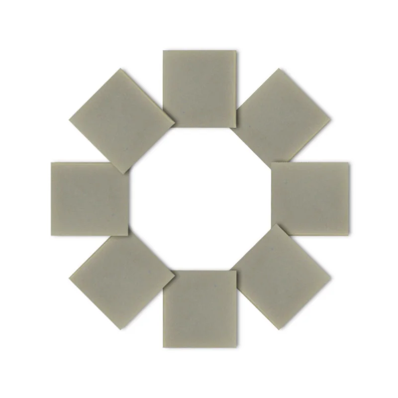 10 peças de alumínio nitreto cerâmica substrato térmico condutivo isolamento cerâmico a-220/247/264/3p/3 nitreto de alumínio