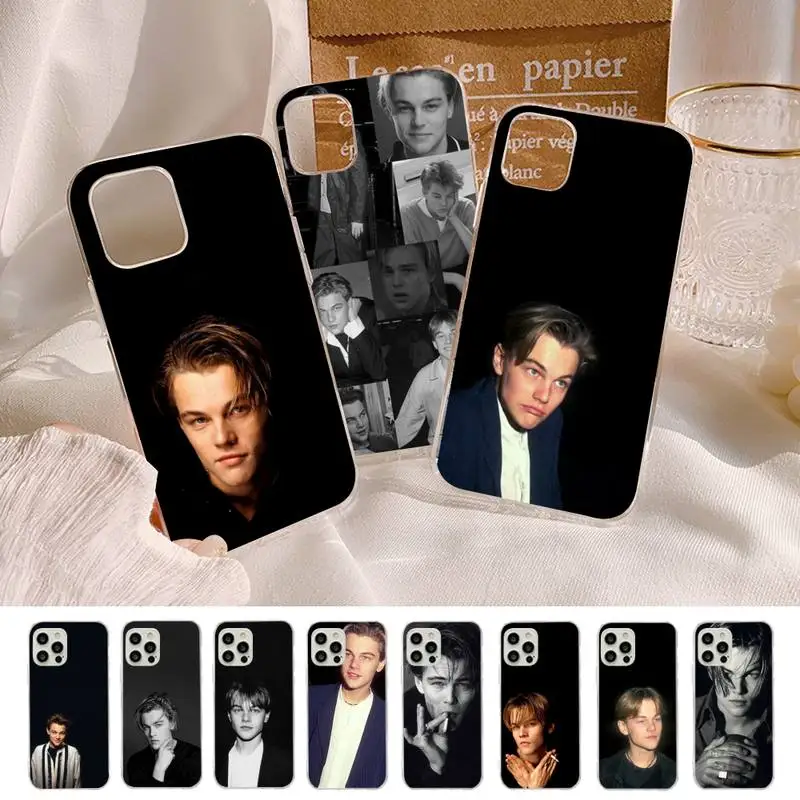 American actors Leonardo DiCaprio Phone Case for iPhone 11 12 13 mini pro XS MAX 8 7 6 6S Plus X 5S SE 2020 XR cover