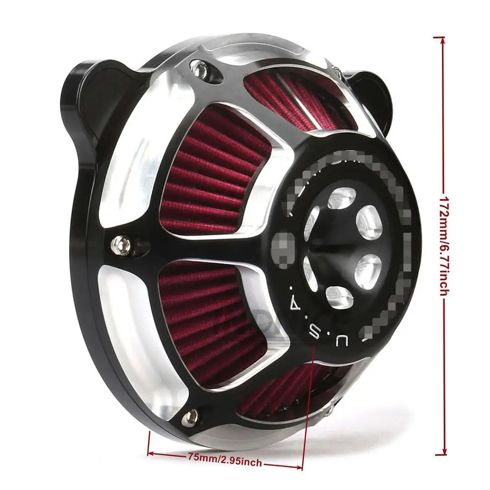 For harley dyna air cleaner kit air intake filter 1997-2017 fat street bob 1997-2015 softail 97-07 Touring