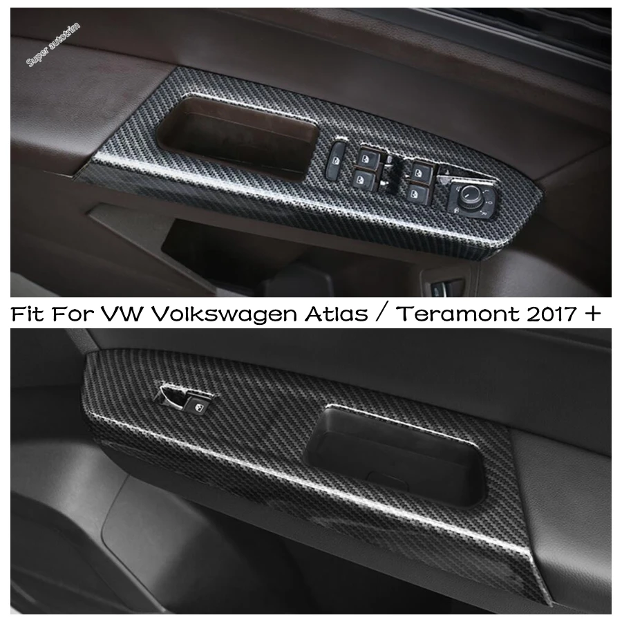 

Inner Door Armrest Window Glass Rise Lift Down Control Switch Panel Cover Trim For VW Volkswagen Atlas / Teramont 2017 - 2020