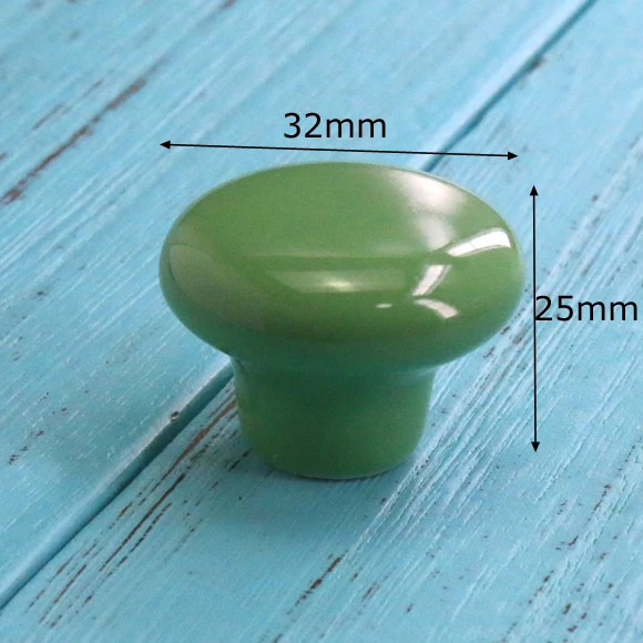 1PCS Ceramic Flower Owl Cactus shape Knobs Dresser Cabinet Pulls Green  Color Kitchen Door Handle Knob Furniture Hardware w/Screw - AliExpress 13