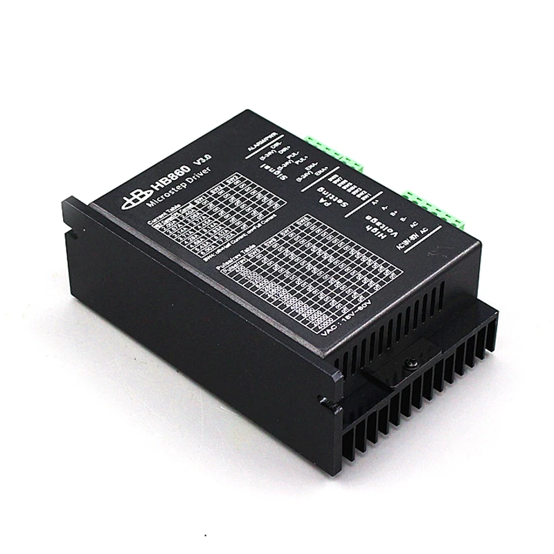 Stepper motor driver digital controller 860 peak 6A 256 micsteps 24VDC~110VDC or 18VAC-80VAC