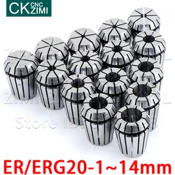 ER20 1mm-14mm ERG20 M1-M24 ER ERG spring collet chuck Tap Collets Tapping Collet Taps square for CNC milling tools holder chuck