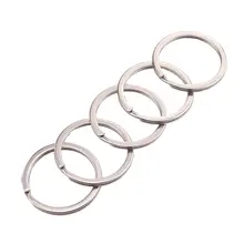 Stainless Steel Key Rings 10 Pack #2