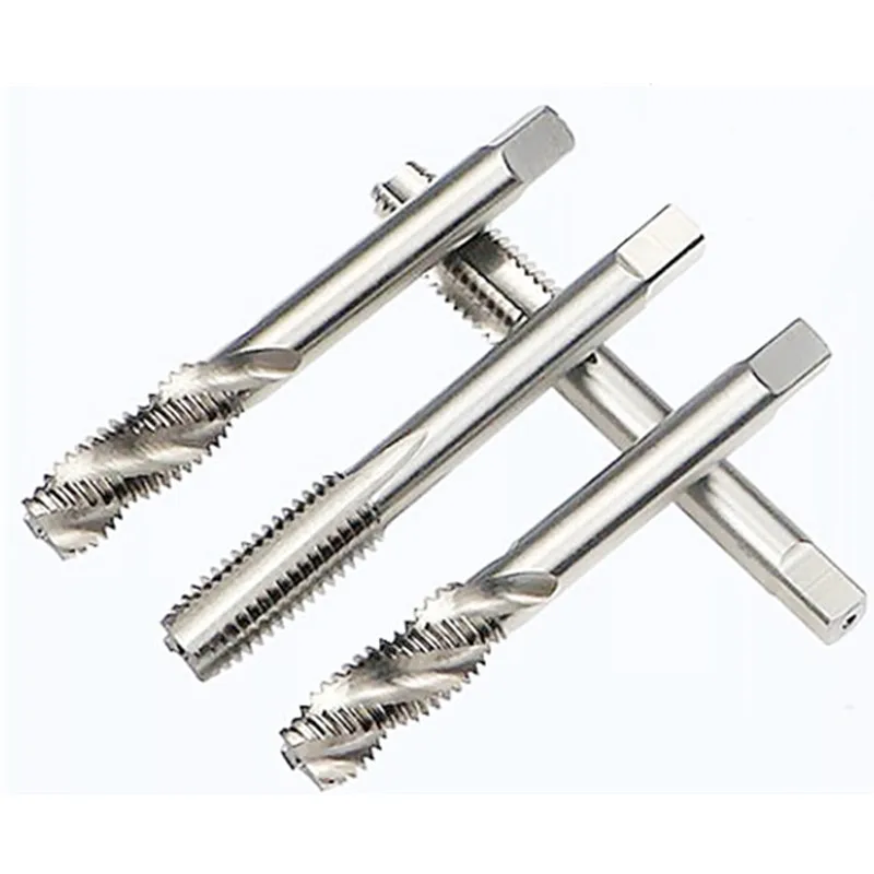 SANAI Machine Taps HSS Drill Bits Metric Straight / Spiral Flutes Thread Taps M2 -M24 Screw Thread  Taps