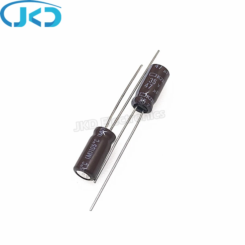 20pcs 47uF 35V NIPPON NCC KZH Series 5*11mm 35V47uF Aluminum Electrolytic Capacitor NIPPON CHEMI CON 47UF 35V