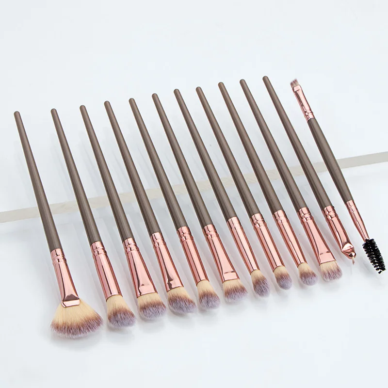 Ronshadow 12PCS Makeup Brushes Set Brochas Maquillaje Pincel De Maquiagem Kit Rangement Maquillage Beauty  Makeup Tools