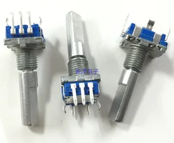 Taiwan made 360 ° encoder switch ec11 digital pulse potentiometer 20 positioning number 20 pulse handle length 25mm