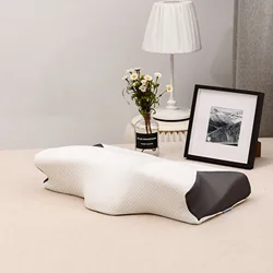 Orthopedic Memory Foam Pillow 60x35cm Slow Rebound Soft Memory Slepping Pillows Butterfly Shaped Relax The Cervical For Adult