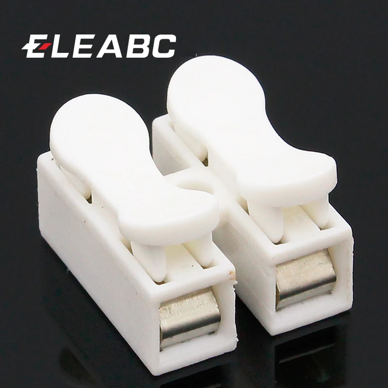30pcs lot 2 Pins Electrical Cable Connectors CH2 Quick Splice Lock Wire Terminals