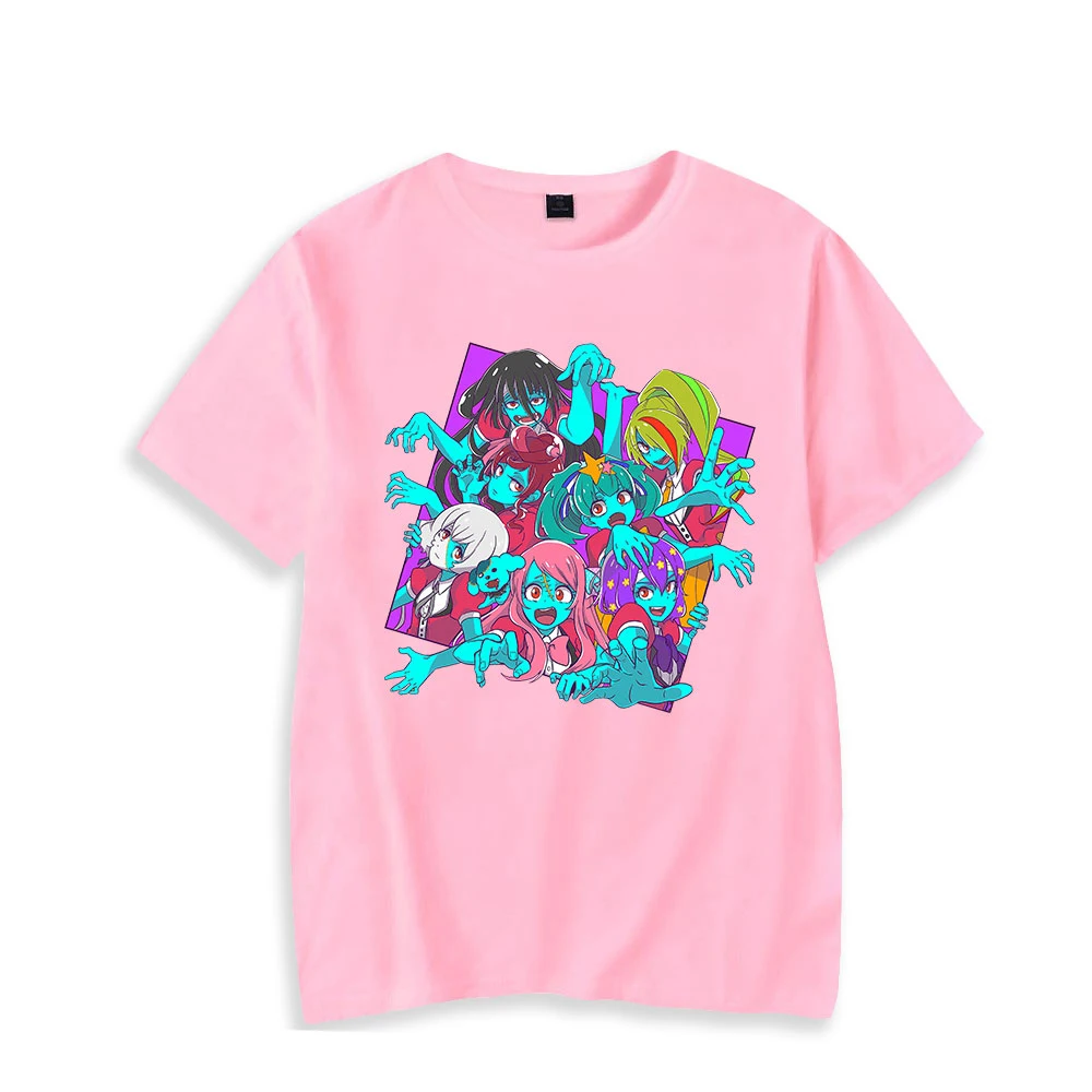 2021 Zombie Land Saga Minamoto Sakura พิมพ์ฤดูร้อน Holiday Street Graffiti สไตล์ผู้ชาย/ผู้หญิงเสื้อยืด Novelty Street สไตล์