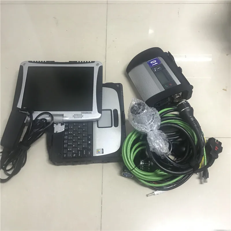 2024.12v ssd newest mb sd c4 connect software in cf-19 i5cpu used laptop mb star diagnostic tool ready to work