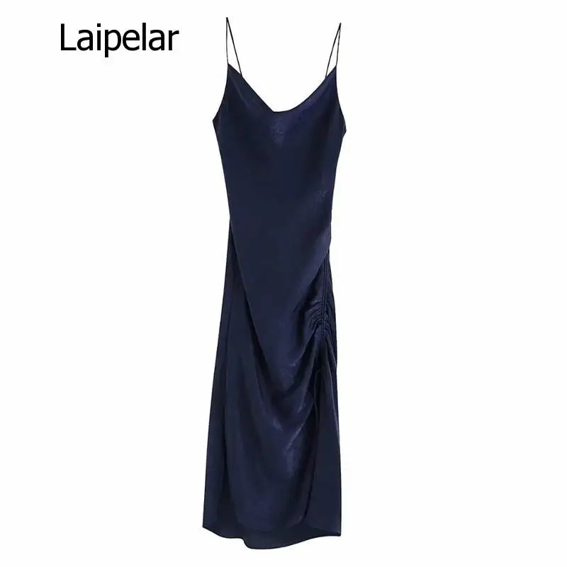 Vestido Sexy De satén sin tirantes para mujer, Blazer elegante, para Fiesta De Noche, 2020