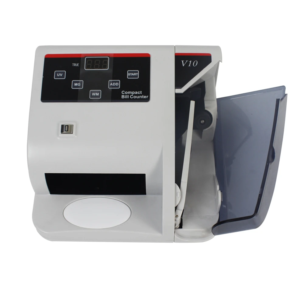 V10  Portable  Money Counting Machine Fake  Bankenotes Detection Cash Counter