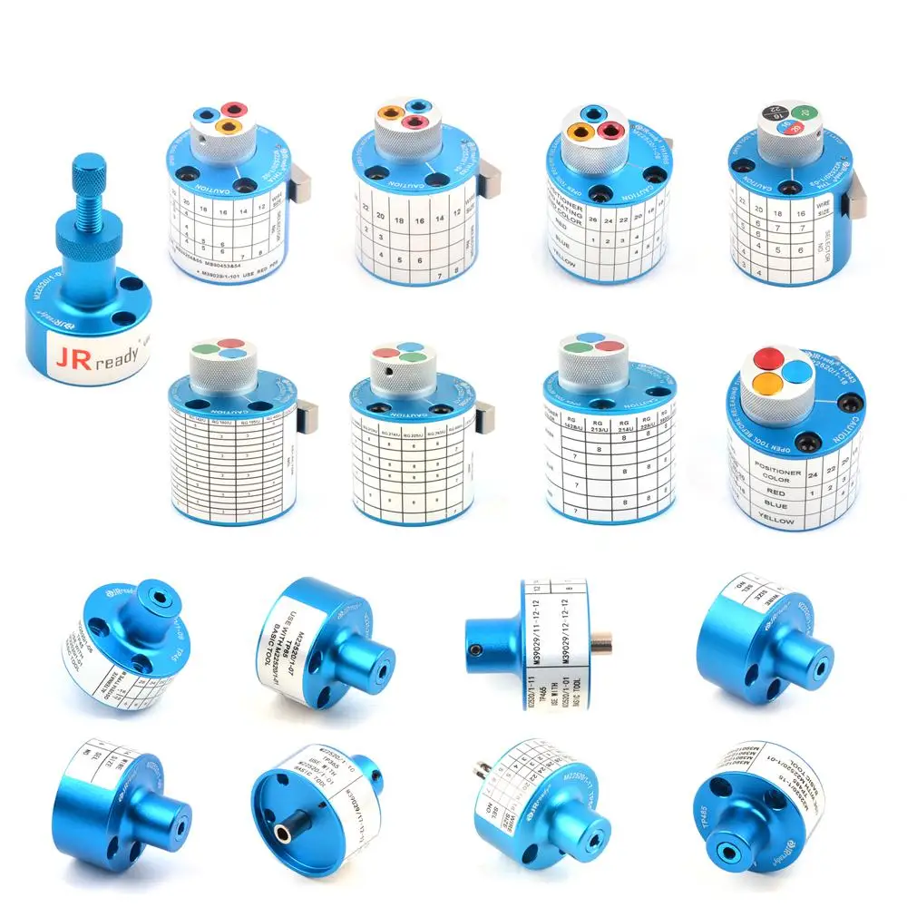 

JRready Positioner Kit TH199S+TP360+TP365+...TH343+TP85+TP360 For Hand/Pheumatic Wire Crimp Tool