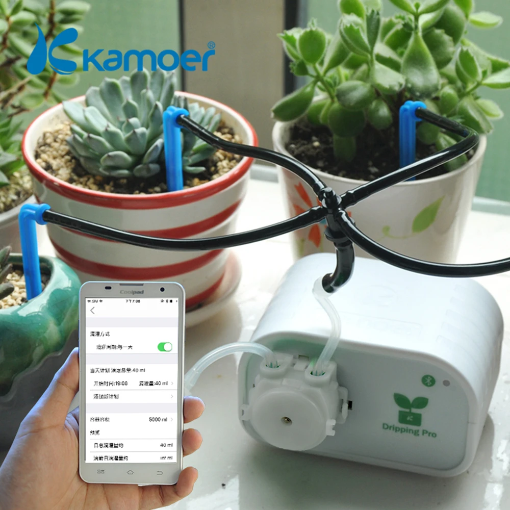 

Automatic watering device intelligent gardening drip irrigation mobile phone control peristaltic pump home garden watering pump