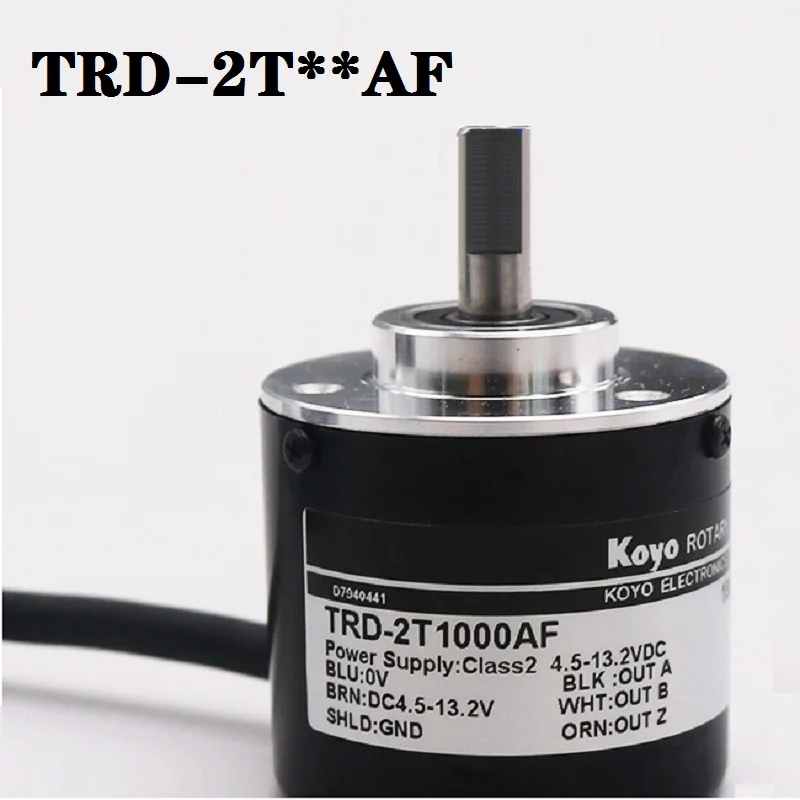 

Новый и оригинальный поворотный Инкрементальный энкодер Koyo TRD-2T ** AF Totem-pole DC 5-12V 10P/R-3600P/R TRD-2T100AF TRD-2T500AF