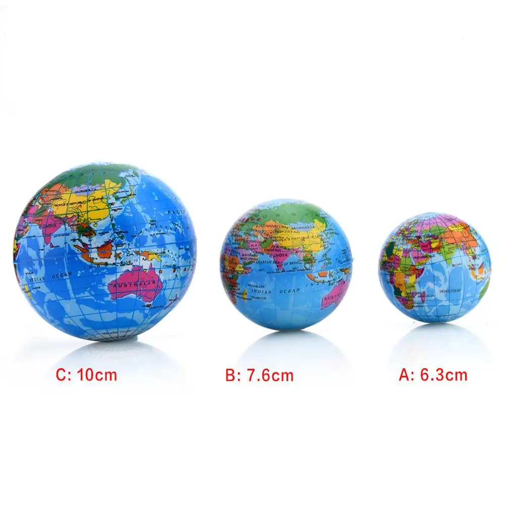 PU Foam Pressure Ball 6-10 Cm Globe Vent Buffer Rise Rebound Children Adult Toy Decompression Sponge Ball Puzzle Outdoor Toys