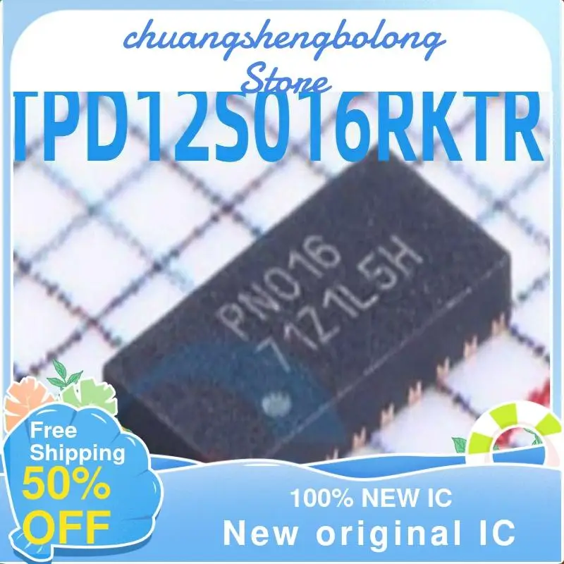 

10-200PCS TPD12S016RKTR TPD12S016 UQFN -24 PN016 New original IC