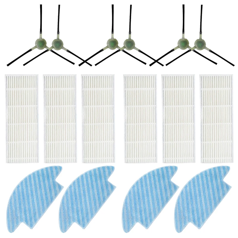 Side Brush HEPA Filter Mops For Lefant M210 M210S M210B M213 OKP Life K2 K3 K4  Robot Vacuum Accessories