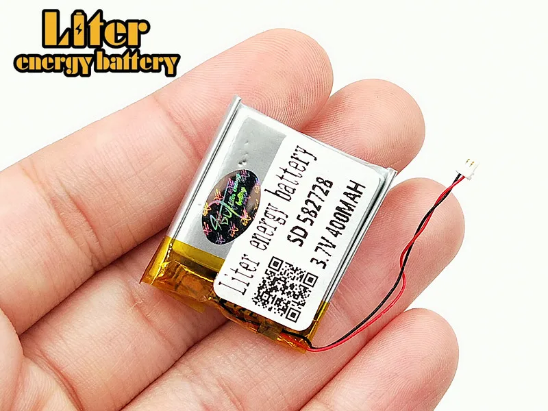 3.7V,400mAH,582728 Rechargeable li-Polymer Li-ion Battery For Q50 G700S K92 G36 Y3 Children's smart watches mp3 602828
