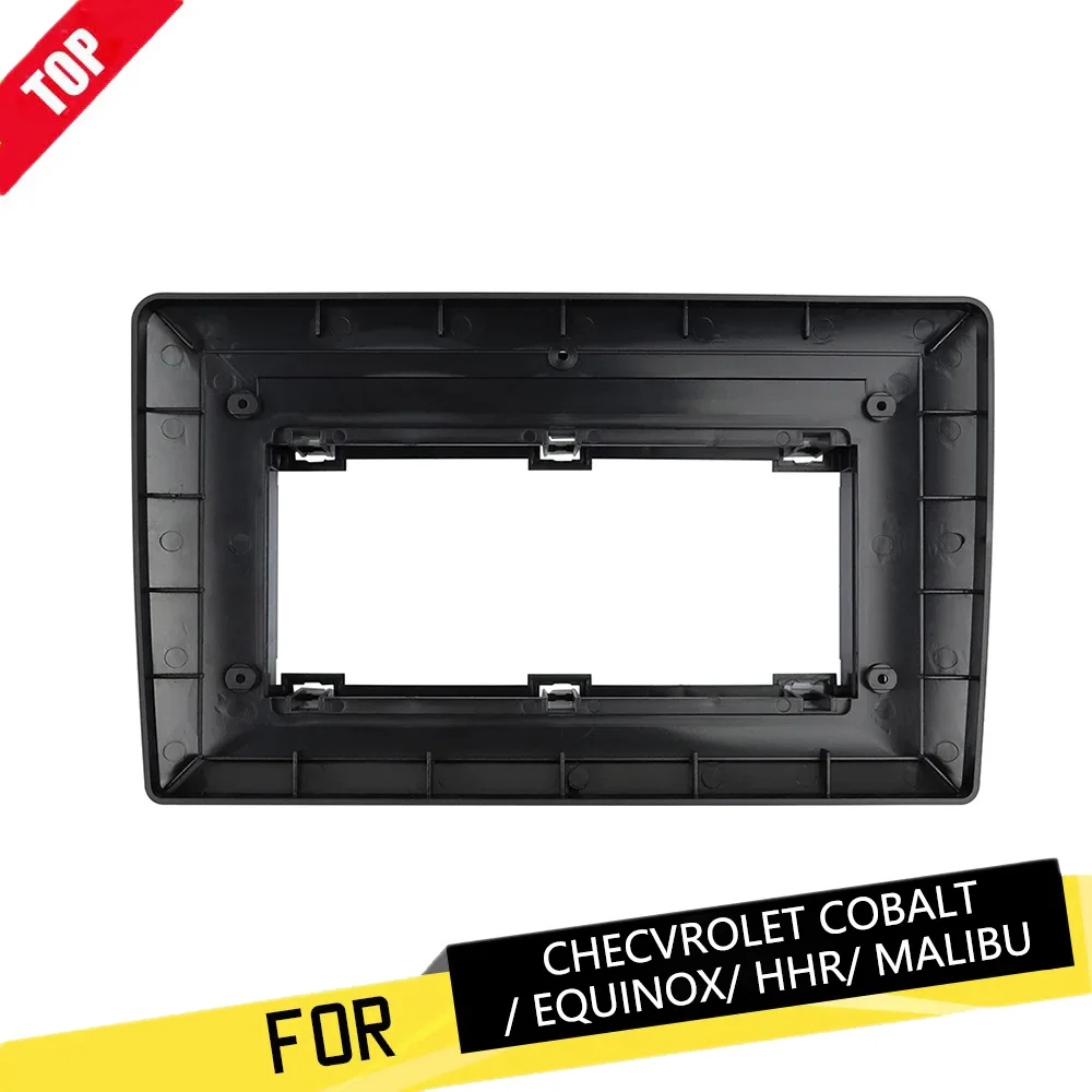 

Double Din 10.1 Inch Fascia Fit for CHEVROLET COBALT EQUINOX HHR MALIBU Radio Frame Dash Refitting Installation Kit Stereo Panel