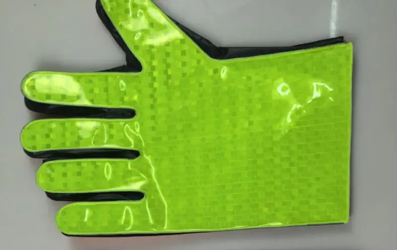 Guantes de protección reflectantes de PVC, intermitentes
