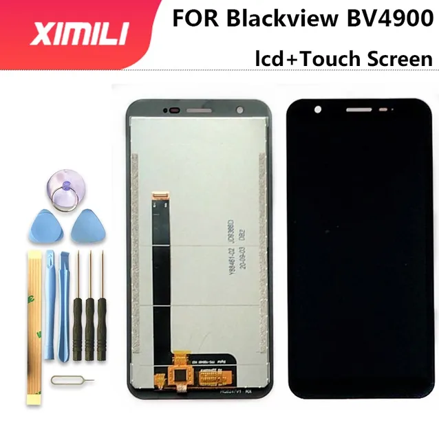 100% oryginalny dla Blackview Bv4900 Pro wyświetlacz dotykowy Digitizer wymiana panelu digitizera BV4900 akcesoria do telefonu komórkowego