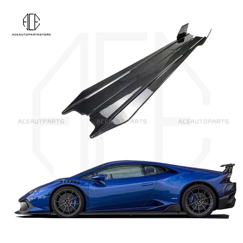 

Боковые юбки из углеродного волокна для Lamborghini Huracan LP610 LP580, боковые фартуки, модель 2014-2017