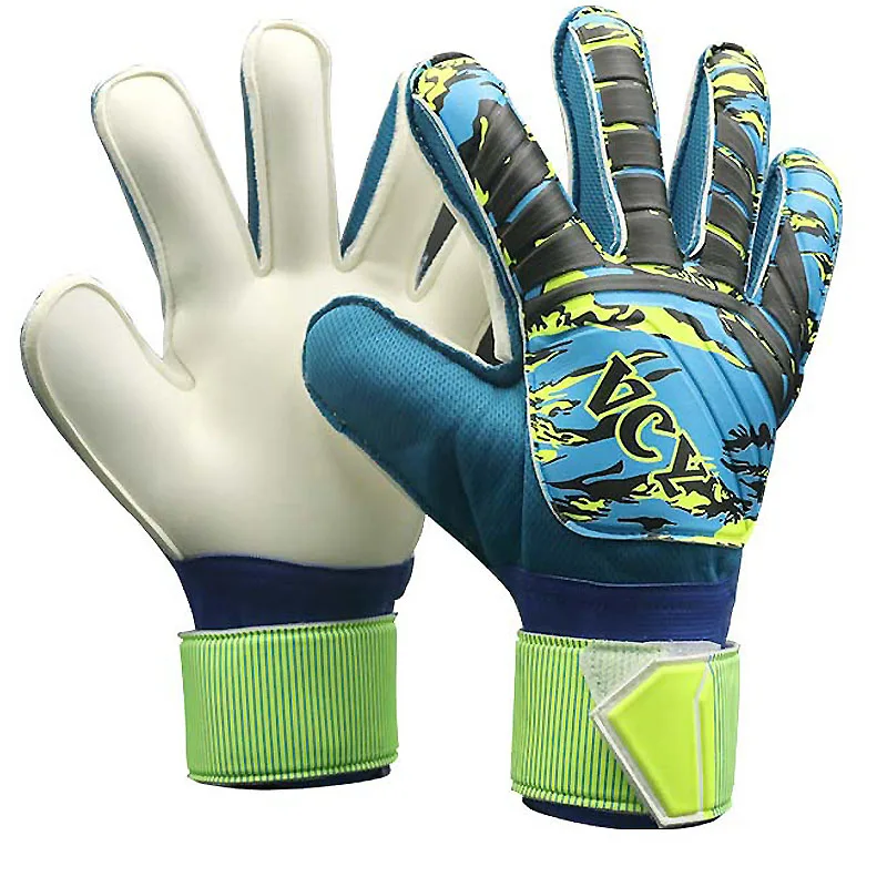 Kid\'s Goalkeeper Gloves Finger Protection Football Professional Thicken Latex Goalie Soccer Gloves Training