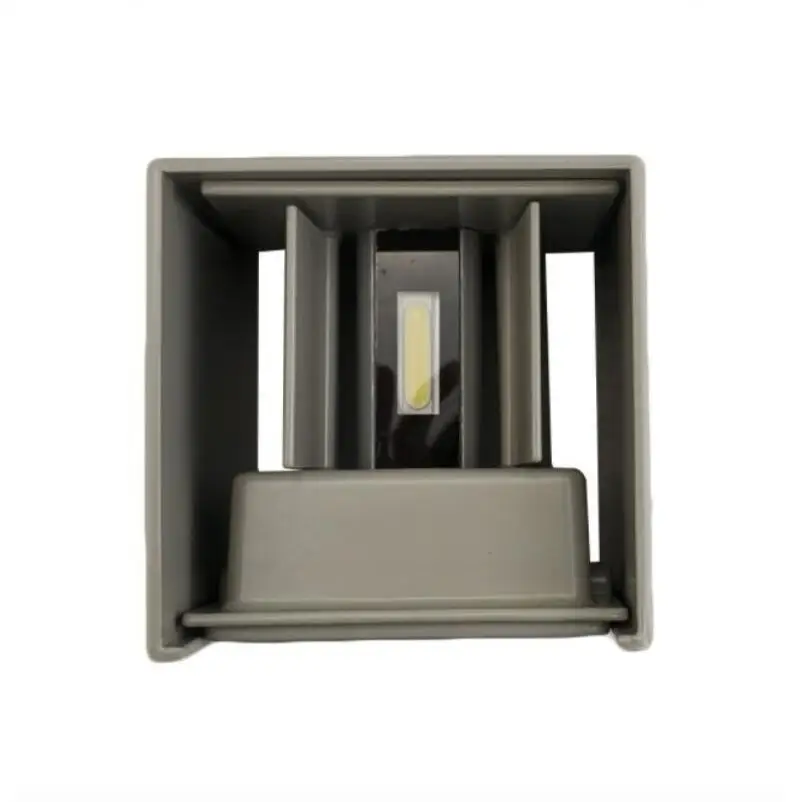 Alta potência 12w 9 cob led luz de parede pode ser escurecido moderno breve cubo ajustável superfície montado conduziu a lâmpada parede do jardim luz arandela