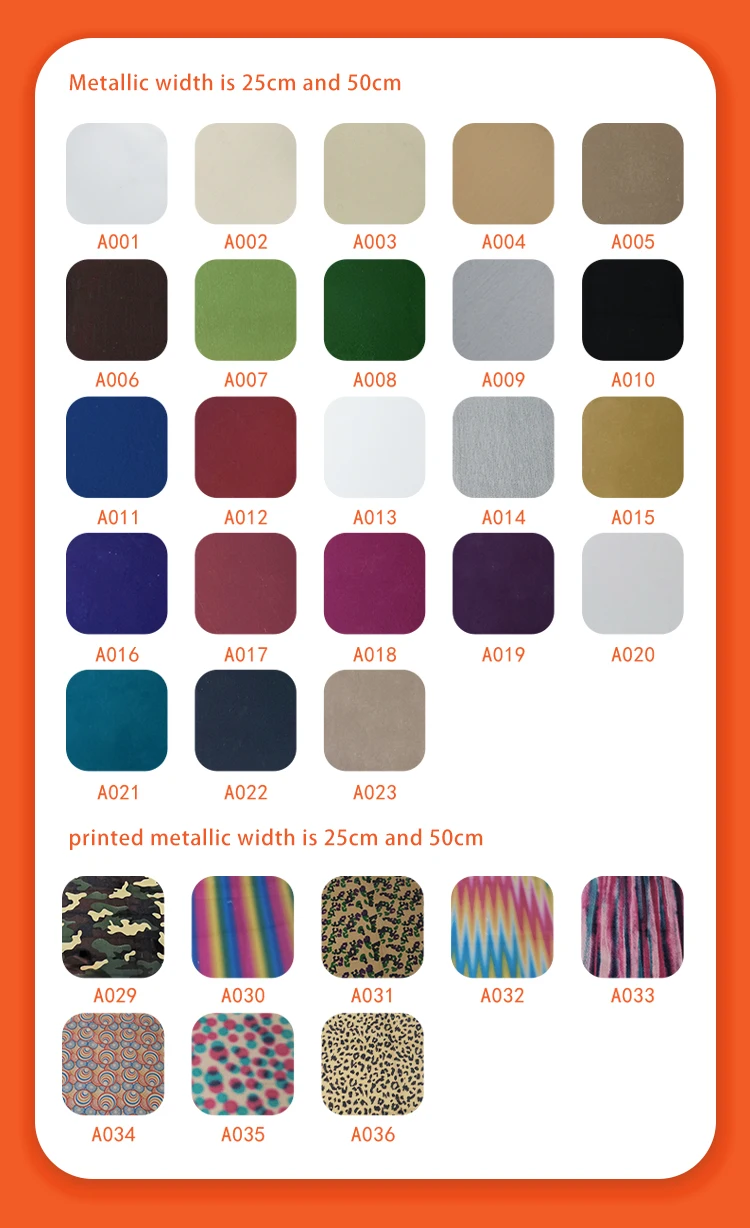 CHEONET HTV ---12"x40"/30.5cmx100cm ECO PU Heat Transfer Vinyl With Sticky Back T-shirt Iron On HTV Film Pattern Press DIY Craft