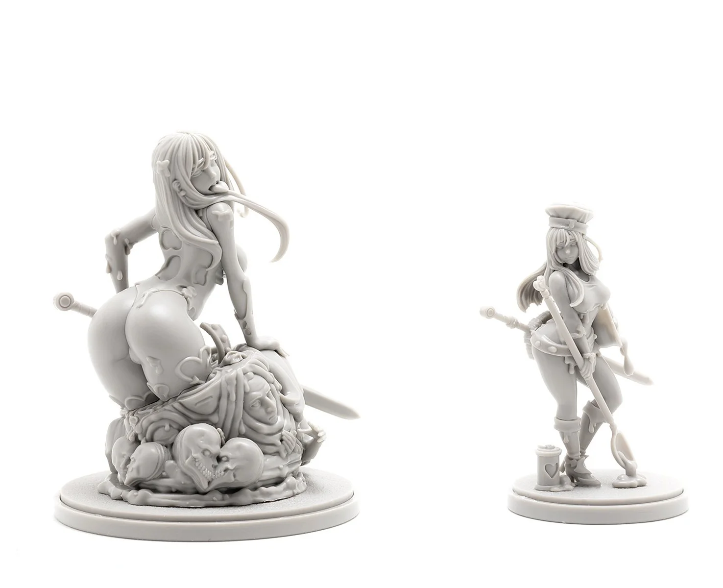 kd Resin Figure Model kits 2 figures  Unassambled Unpainted 260