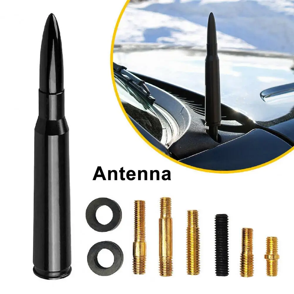 Antenna Mast Portable Aerial Rod Practical Anti-rust  Black AM/FM Radio Antenna