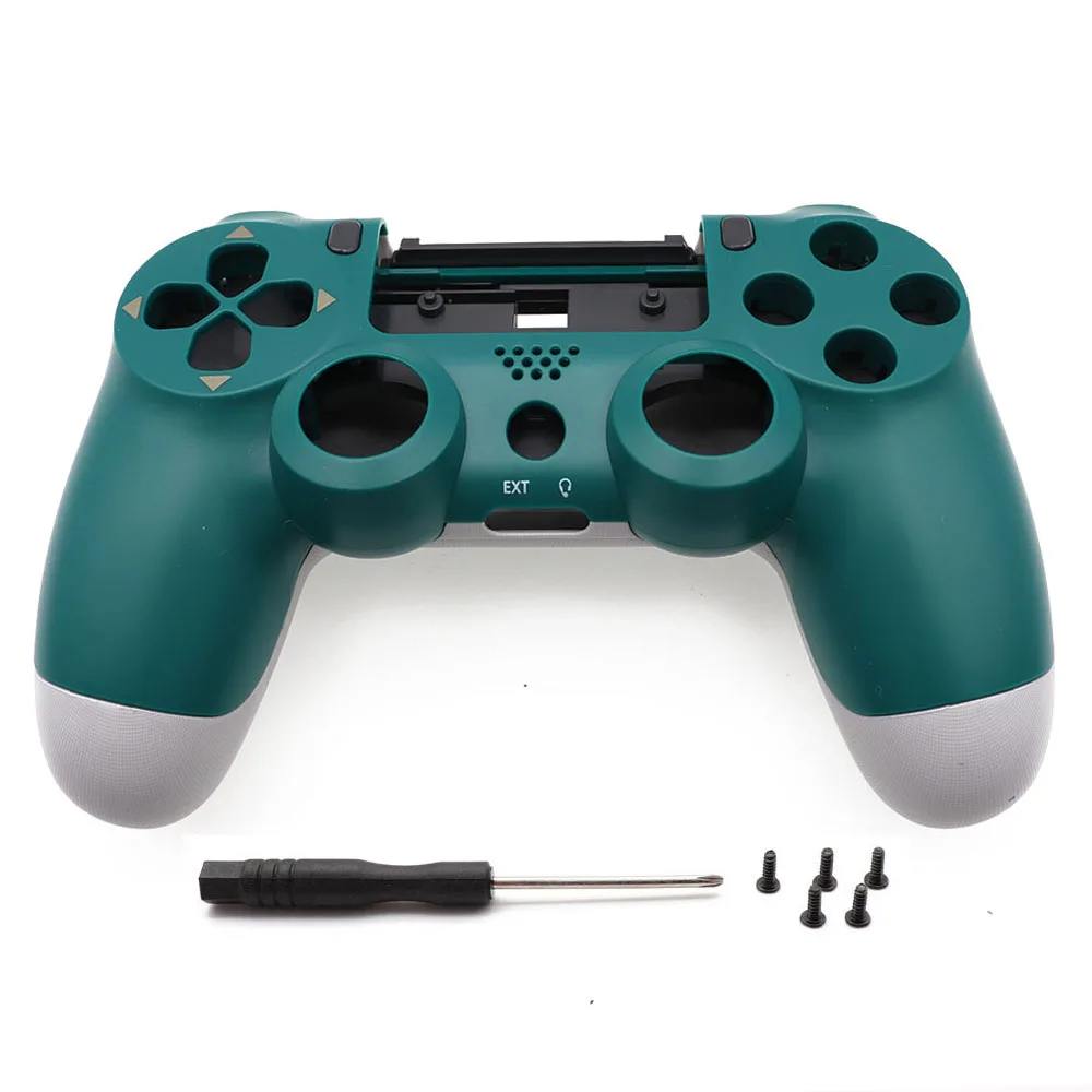 Vorne Hinten Gehäuse Shell Fall Für PS4 JDM-050 JDM-055 JDS 055 JDS 050 Controller Mit R1 L1 Schlüssel Halter Unterstützung innere Rahmen