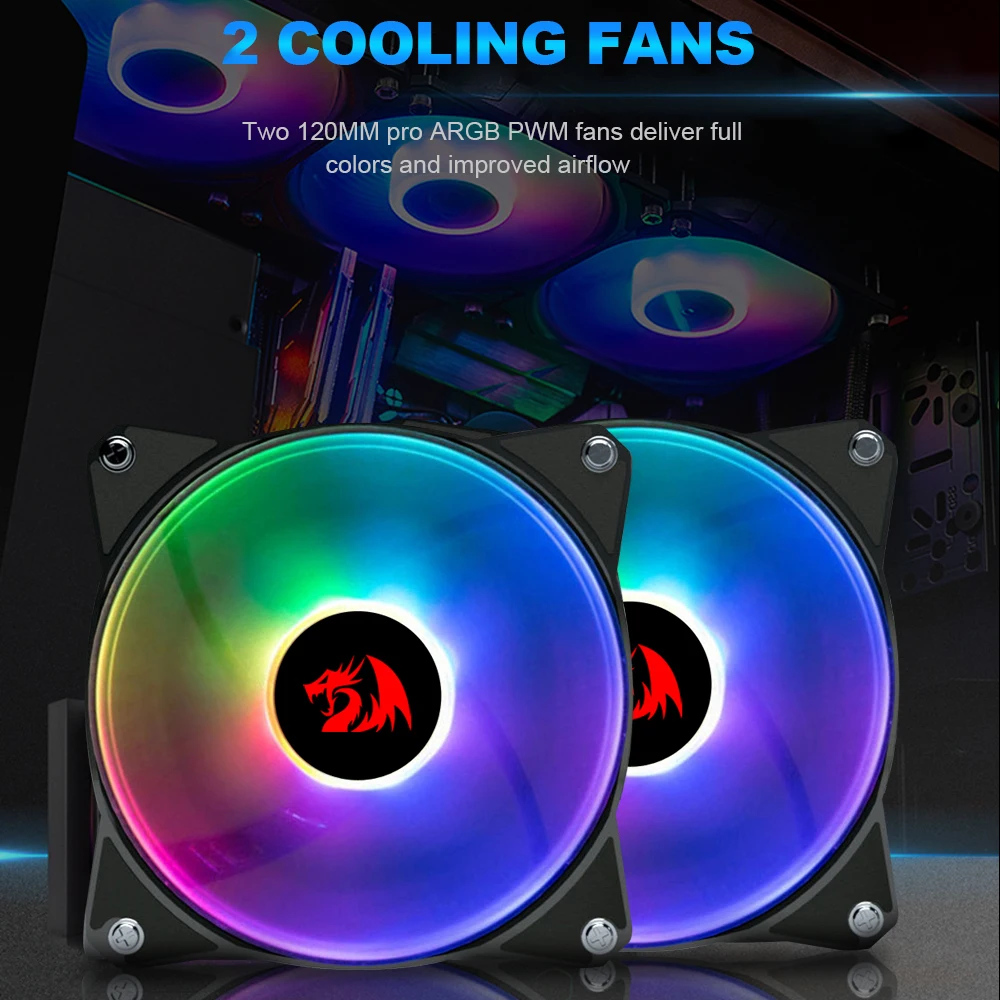 REDRAGON Effect X CCW-3000 – к – обзор и цена Cpu Water Cooler 240Mm Rgb