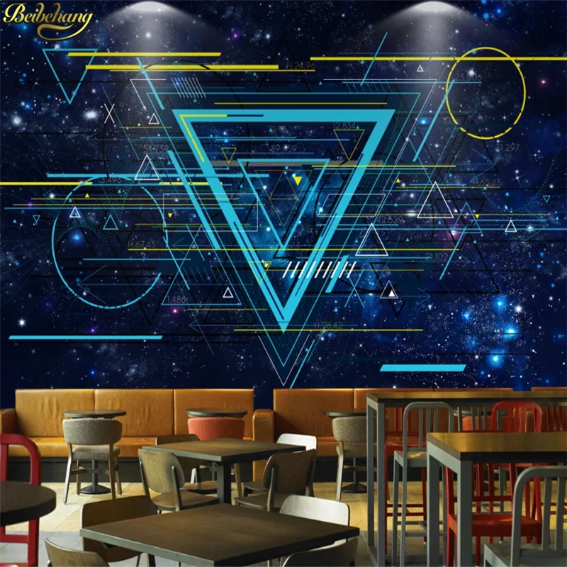 Custom 3d wallpaper mural fashion 3d stereo Space universe modern TV background wall paper papel de parede