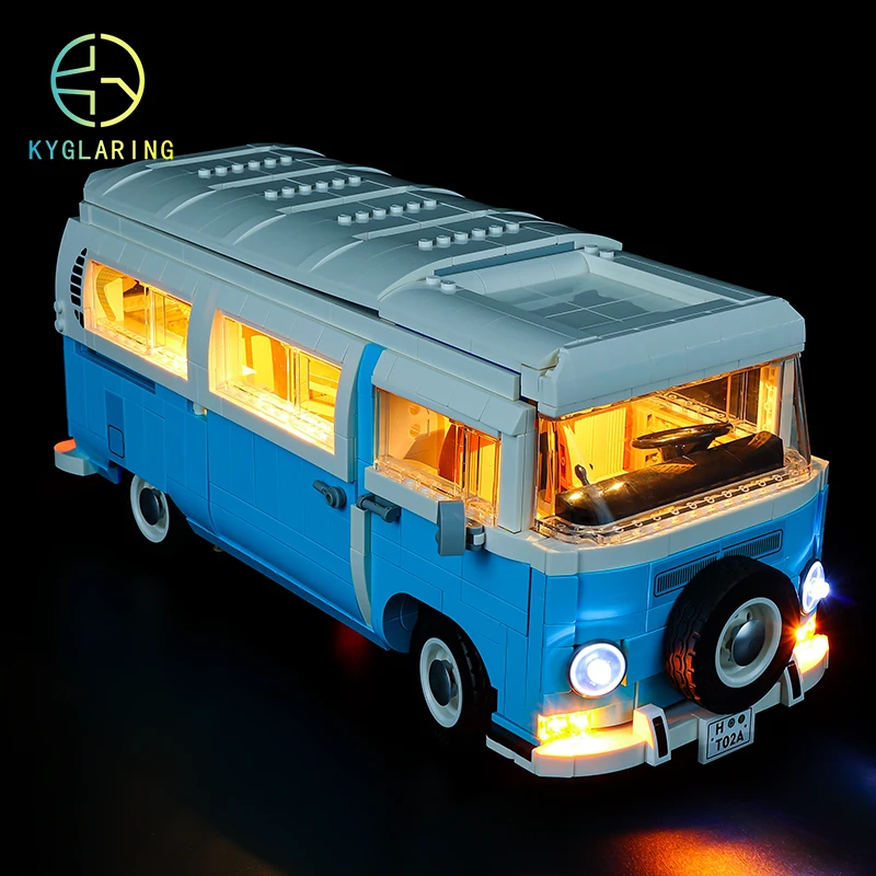 

Kyglaring Led Lighting Set DIY Toys For Creator 10279 (Classic Version) Volkswagen T2 Camper Van (Not Included Building Blocks)