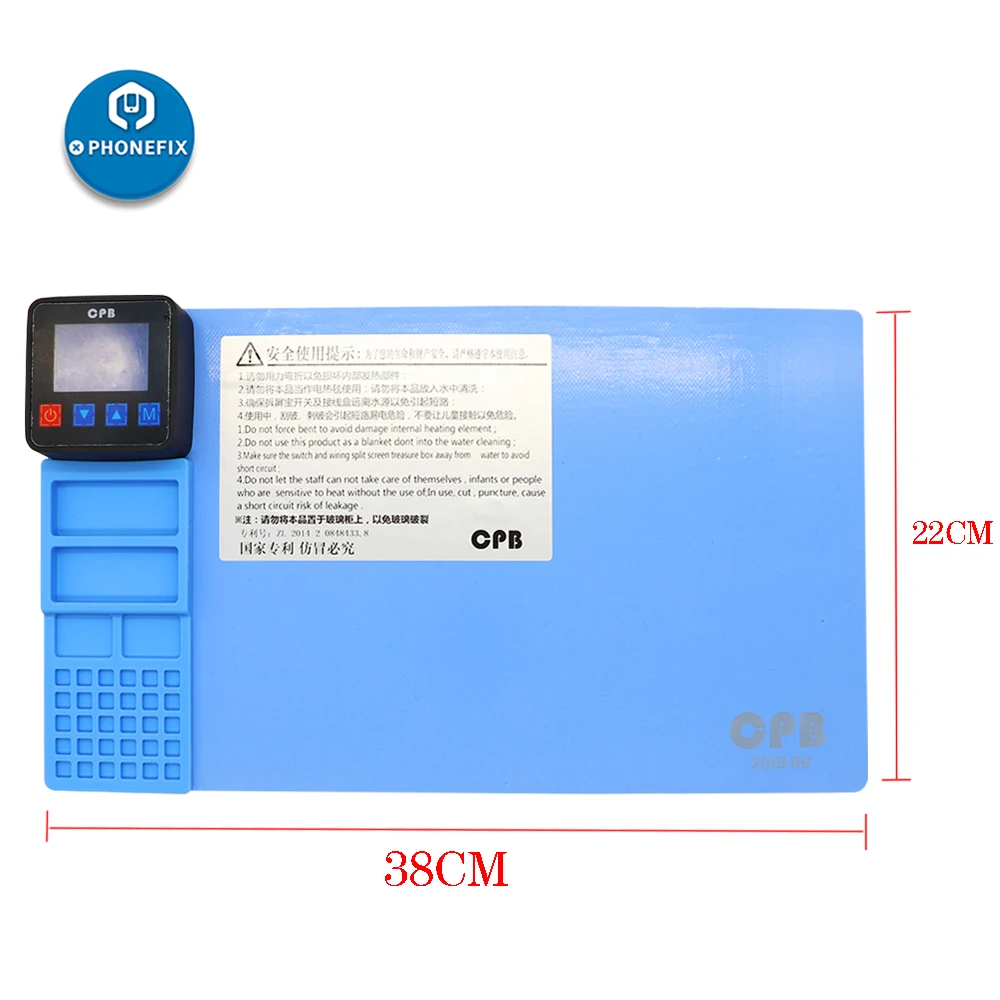 Pad riscaldante per la separazione dello schermo LCD CPB per iPhone iPad Samsung Display smontare la riparazione piattaforma di riscaldamento per l'apertura dello schermo dell'ipad